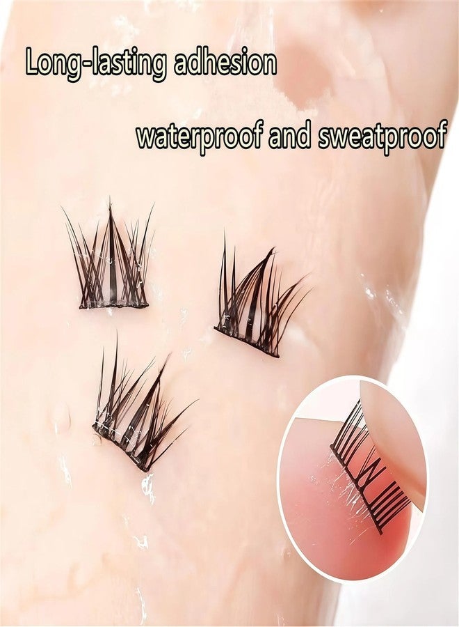 shenghang segmented Self Adhesive Eyelashes Tape（200）, Strong-Hold False Lashes Adhesive Strips Reusable Lash Glue Strip Lash Lasting Lash Buddy (Transparent) - Image 2